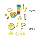 Maxbell Montessori Music Toy Percussion Sets Wooden Music Sets Drum Toy for Gift