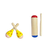 Maxbell Montessori Music Toy Percussion Sets Wooden Music Sets Drum Toy for Gift