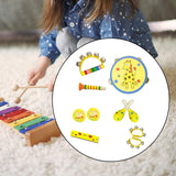 Maxbell Montessori Music Toy Percussion Sets Wooden Music Sets Drum Toy for Gift