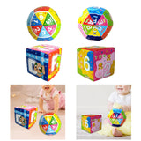 Maxbell Baby Hand Ball Durable Letter and Number Learning Roll Discover Ball for Boy Alphabet