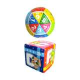 Maxbell Baby Hand Ball Durable Letter and Number Learning Roll Discover Ball for Boy Alphabet