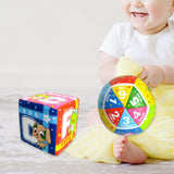 Maxbell Baby Hand Ball Durable Letter and Number Learning Roll Discover Ball for Boy Alphabet