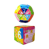 Maxbell Baby Hand Ball Durable Letter and Number Learning Roll Discover Ball for Boy Number