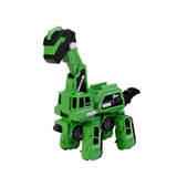 Maxbell Toddlers Robot Construction Vehicle Transforming Robot Toy Game Birthday Gift green