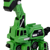 Maxbell Toddlers Robot Construction Vehicle Transforming Robot Toy Game Birthday Gift green