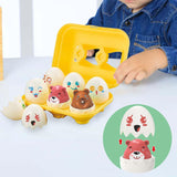 Maxbell Matching Eggs Toy Educational Math Toys Sensory Montessori Shape Sorter Toys animal