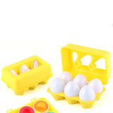 Maxbell Matching Eggs Toy Educational Math Toys Sensory Montessori Shape Sorter Toys fruit