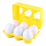 Maxbell Matching Eggs Toy Educational Math Toys Sensory Montessori Shape Sorter Toys fruit