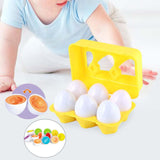 Maxbell Matching Eggs Toy Educational Math Toys Sensory Montessori Shape Sorter Toys fruit