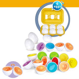 Maxbell Matching Eggs Toy Educational Math Toys Sensory Montessori Shape Sorter Toys fruit