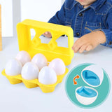 Maxbell Matching Eggs Toy Educational Math Toys Sensory Montessori Shape Sorter Toys number
