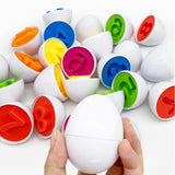 Maxbell Matching Eggs Toy Educational Math Toys Sensory Montessori Shape Sorter Toys number