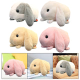 Maxbell Plush Bunny Lovely Easter Stuffed Animal for Valentine's Day Easter Children Gray White