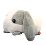 Maxbell Plush Bunny Lovely Easter Stuffed Animal for Valentine's Day Easter Children Gray White