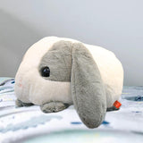 Maxbell Plush Bunny Lovely Easter Stuffed Animal for Valentine's Day Easter Children Gray White