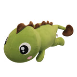 Maxbell Soft Dinosaurs Plush Doll Car Pillow Cute Plush Dinosaur Stuffed Animal for Gifts Brownback