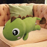 Maxbell Soft Dinosaurs Plush Doll Car Pillow Cute Plush Dinosaur Stuffed Animal for Gifts Brownback