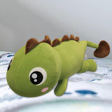 Maxbell Soft Dinosaurs Plush Doll Car Pillow Cute Plush Dinosaur Stuffed Animal for Gifts Brownback