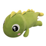 Maxbell Soft Dinosaurs Plush Doll Car Pillow Cute Plush Dinosaur Stuffed Animal for Gifts Yellow back