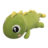 Maxbell Soft Dinosaurs Plush Doll Car Pillow Cute Plush Dinosaur Stuffed Animal for Gifts Yellow back