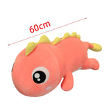 Maxbell Soft Dinosaurs Plush Doll Car Pillow Cute Plush Dinosaur Stuffed Animal for Gifts Pink