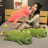 Maxbell Soft Dinosaurs Plush Doll Car Pillow Cute Plush Dinosaur Stuffed Animal for Gifts Pink