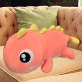 Maxbell Soft Dinosaurs Plush Doll Car Pillow Cute Plush Dinosaur Stuffed Animal for Gifts Pink