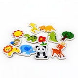 Maxbell 40 Pieces Refrigerator Animal Magnet Learning Educational Toy Animal Magnets
