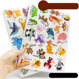 Maxbell 40 Pieces Refrigerator Animal Magnet Learning Educational Toy Animal Magnets