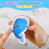 Maxbell 40 Pieces Refrigerator Animal Magnet Learning Educational Toy Animal Magnets