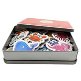 Maxbell 40 Pieces Refrigerator Animal Magnet Learning Educational Toy Animal Magnets