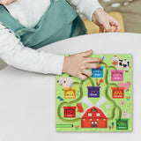 Maxbell Magnetic Color and Number Maze 2 in 1 for Boys Girls Preschool 3-5 Years Old drawing board 2in1