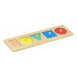 Wood Knob Puzzle Peg Board Wood Shape Puzzles for Early Education Activities