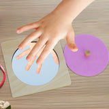 Maxbell Baby Mirror Toy Educational Montessori Mirror Puzzle for Preschool Baby Kids