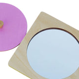 Maxbell Baby Mirror Toy Educational Montessori Mirror Puzzle for Preschool Baby Kids
