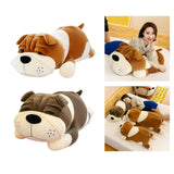 Maxbell Puppy Plush Toy Cute Comfortable Creative Dog Plush Doll for Cafe Trips Dorm Turmeric
