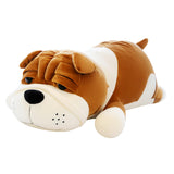 Maxbell Puppy Plush Toy Cute Comfortable Creative Dog Plush Doll for Cafe Trips Dorm Turmeric