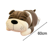 Maxbell Puppy Plush Toy Cute Comfortable Creative Dog Plush Doll for Cafe Trips Dorm Gray