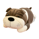 Maxbell Puppy Plush Toy Cute Comfortable Creative Dog Plush Doll for Cafe Trips Dorm Gray