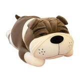 Maxbell Puppy Plush Toy Cute Comfortable Creative Dog Plush Doll for Cafe Trips Dorm Gray
