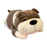 Maxbell Puppy Plush Toy Cute Comfortable Creative Dog Plush Doll for Cafe Trips Dorm Gray