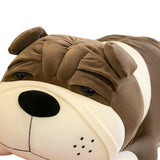 Maxbell Puppy Plush Toy Cute Comfortable Creative Dog Plush Doll for Cafe Trips Dorm Gray