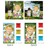Maxbell Toss Game Banner Party Supplies Toys Picnics Reusable Bunny Toss Games Style A