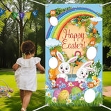 Maxbell Toss Game Banner Party Supplies Toys Picnics Reusable Bunny Toss Games Style A