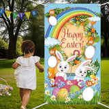 Maxbell Toss Game Banner Party Supplies Toys Picnics Reusable Bunny Toss Games Style A