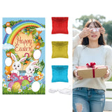 Maxbell Toss Game Banner Party Supplies Toys Picnics Reusable Bunny Toss Games Style A