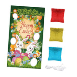 Maxbell Toss Game Banner Party Supplies Toys Picnics Reusable Bunny Toss Games Style B