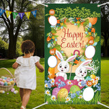 Maxbell Toss Game Banner Party Supplies Toys Picnics Reusable Bunny Toss Games Style B