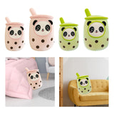 Maxbell Cute Stuffed Plush Milk Tea Cup Accompany Sleep Toy for Adults Kids Children