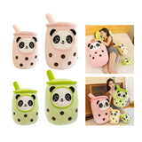 Maxbell Cute Stuffed Plush Milk Tea Cup Accompany Sleep Toy for Adults Kids Children